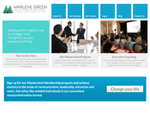 Tablet Screenshot of marlene-green.com